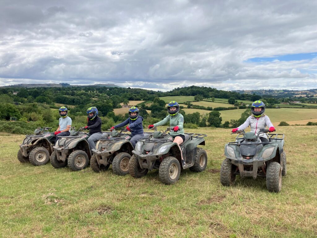 quad bike trekking shropshire